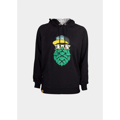 Bavarian Caps Hoodie "Hopfinator" schwarz
