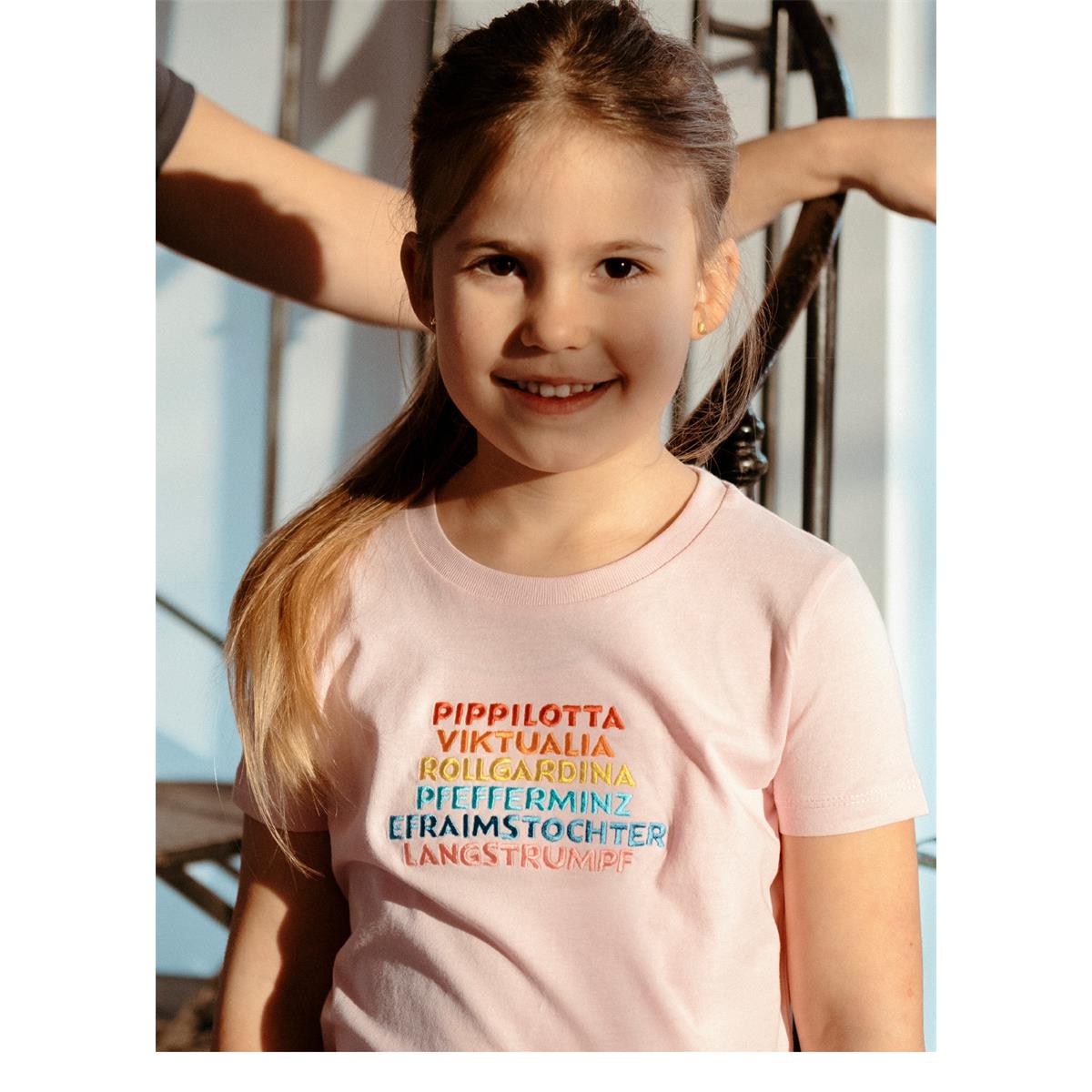Bavarian Caps T-Shirt "Pippilotta Viktualia" - pink