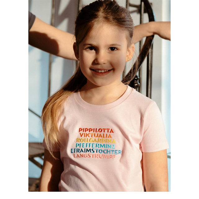 Bavarian Caps T-Shirt "Pippilotta Viktualia" - pink