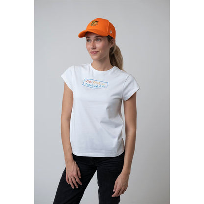 Bavarian Caps T-Shirt "Sauschön" - weiß