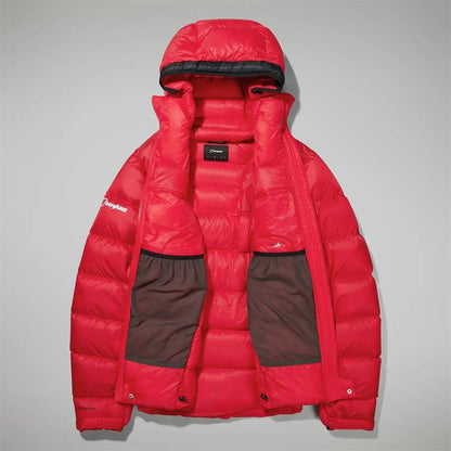 Berghaus Men MTN Arete Ultra Down Hoodie Jacket goji berry black