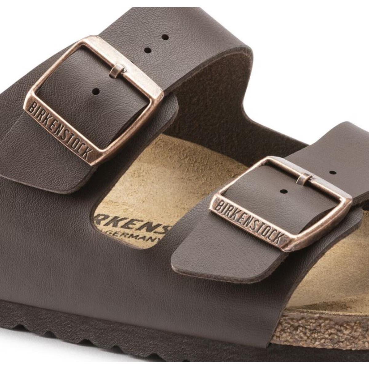 Birkenstock Arizona Birko Flor schmal dunkelbraun Unisex