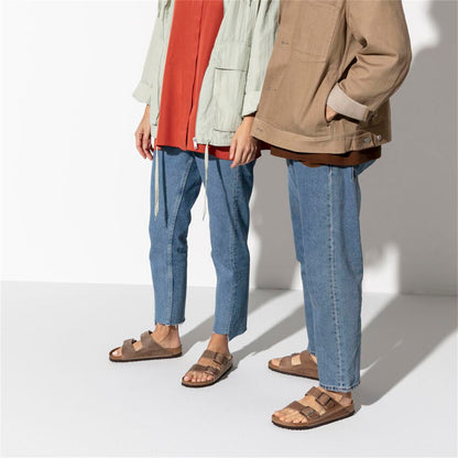 Birkenstock Arizona Weichbettung Naturleder geölt Unisex reg brown