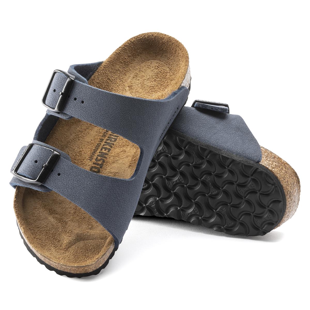 Birkenstock Arizona Kids Birko-Flor Nubuk Schmal navy, Bild 3 von 9