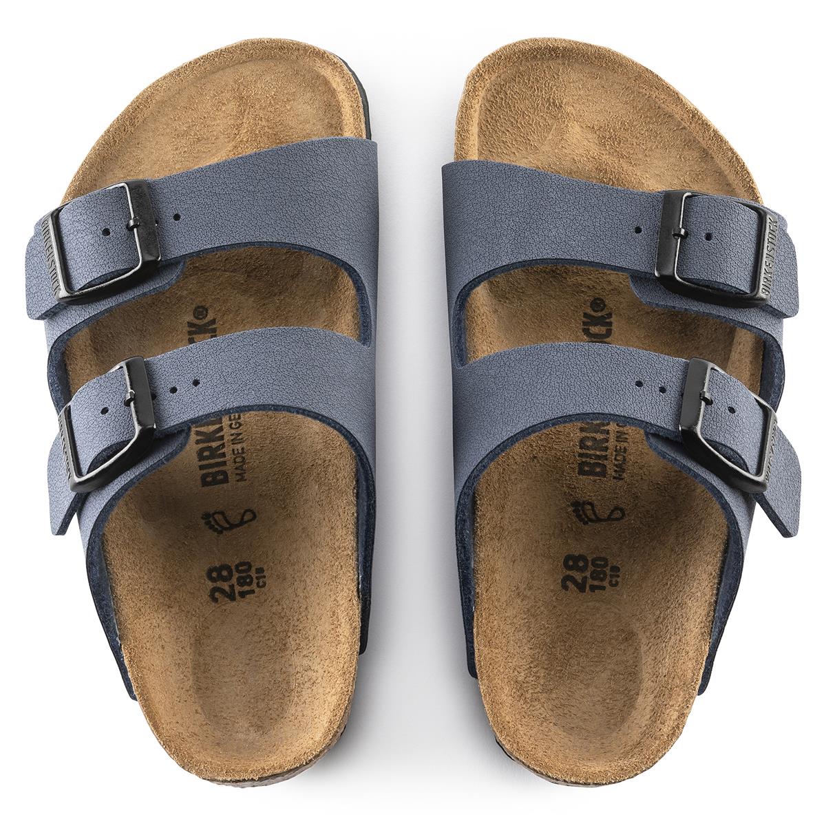 Birkenstock Arizona Kids Birko-Flor Nubuk Schmal navy, Bild 4 von 9