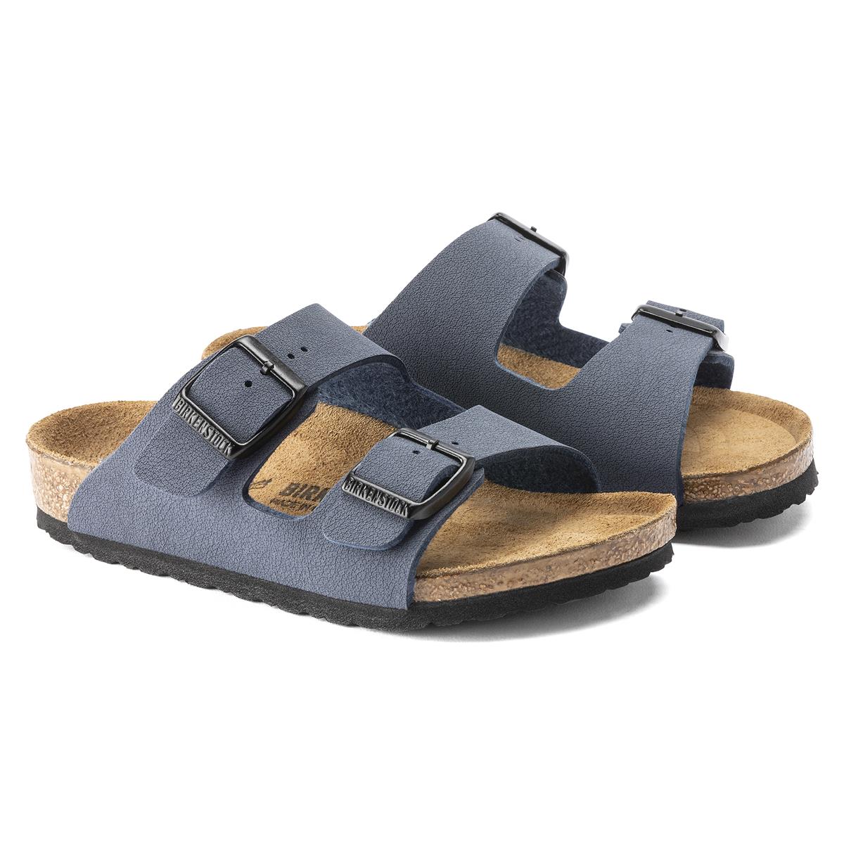 Birkenstock Arizona Kids Birko-Flor Nubuk Schmal navy, Bild 5 von 9