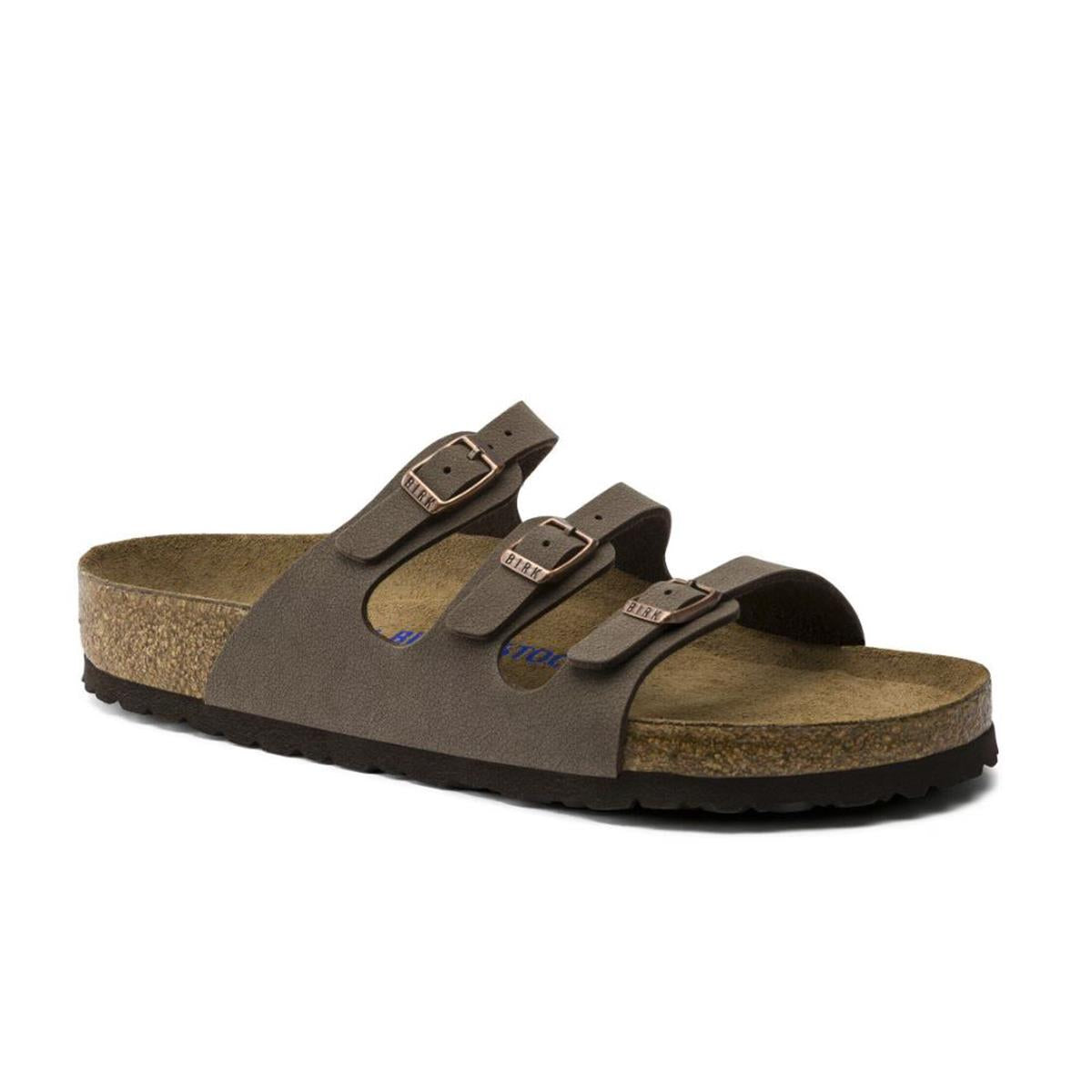 Birkenstock Florida Soft Footbed Birko-Flor normal mocca Unisex
