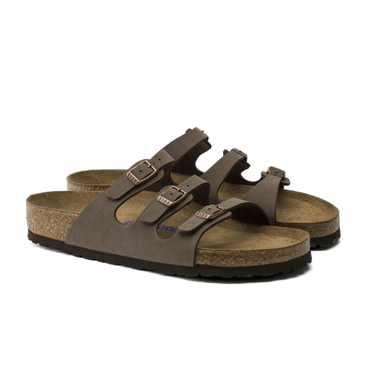Birkenstock Florida Soft Footbed Birko-Flor normal mocca Unisex
