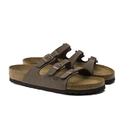 Birkenstock Florida Soft Footbed Birko-Flor normal mocca Unisex
