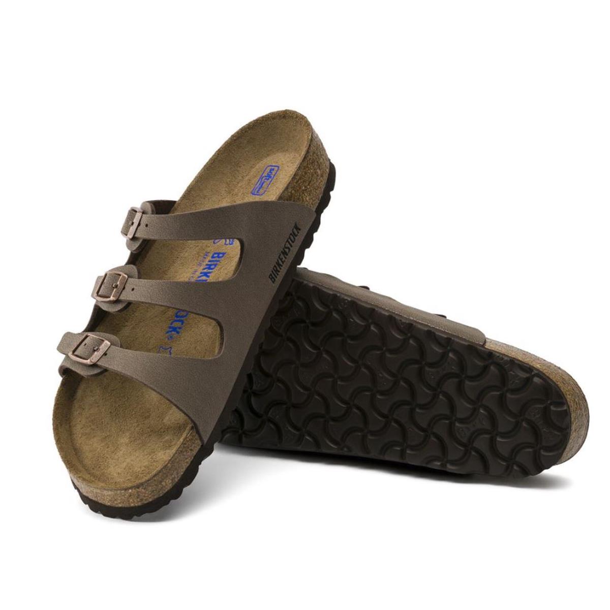Birkenstock Florida Soft Footbed Birko-Flor normal mocca Unisex