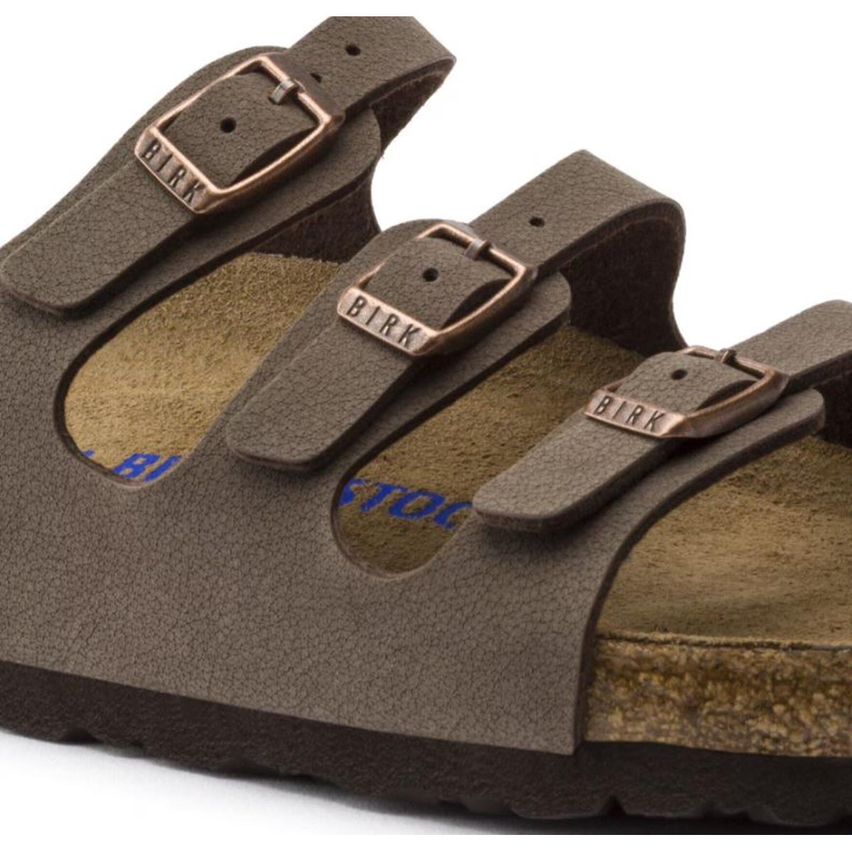 Birkenstock Florida Soft Footbed Birko-Flor normal mocca Unisex