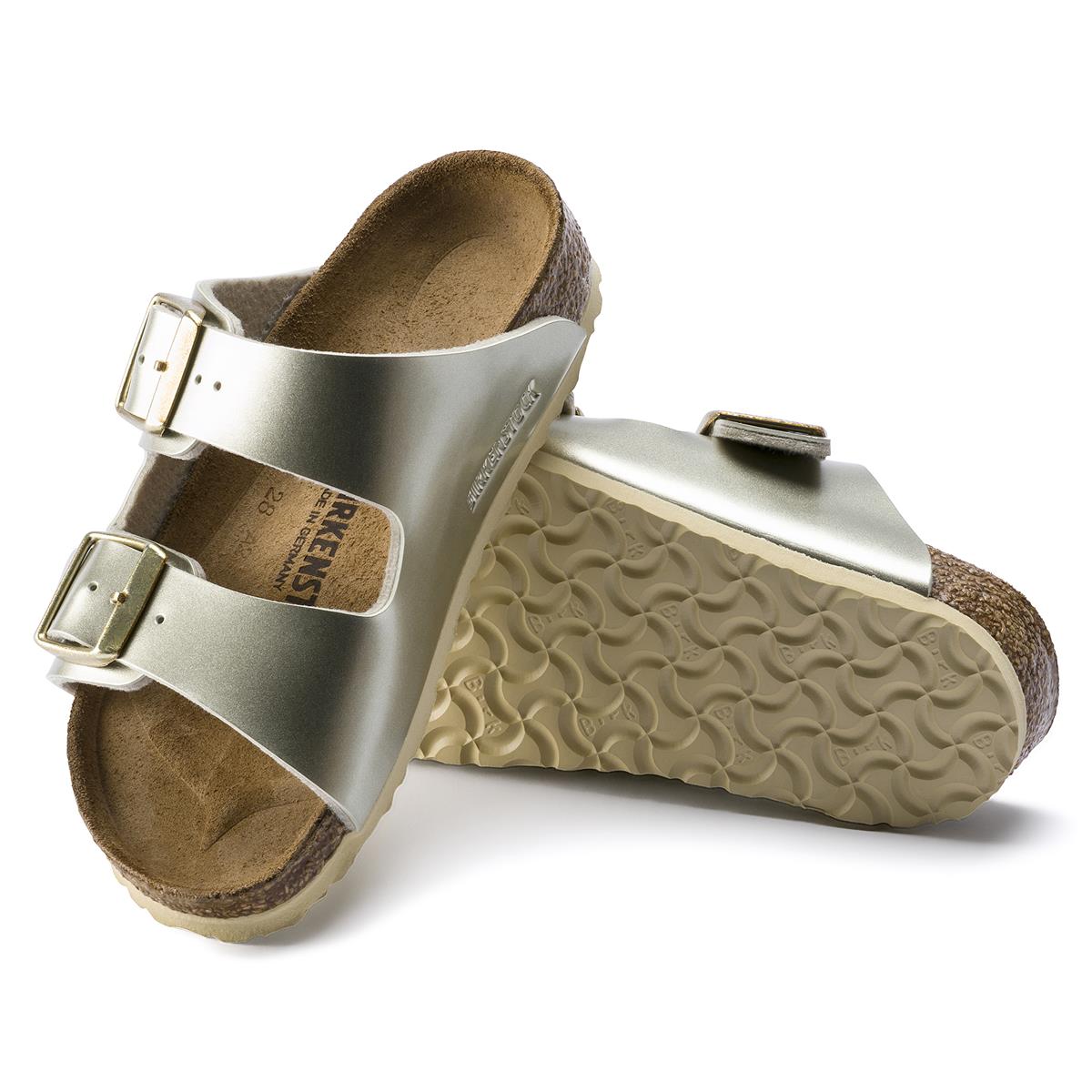 Birkenstock Arizona Kids Birko-Flor Schmal electric metallic gold