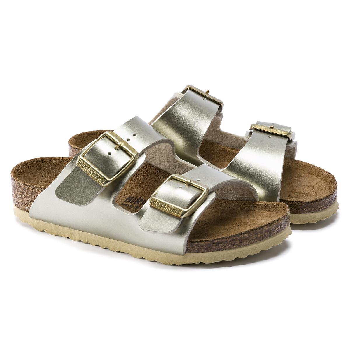 Birkenstock Arizona Kids Birko-Flor Schmal electric metallic gold, Bild 5 von 7