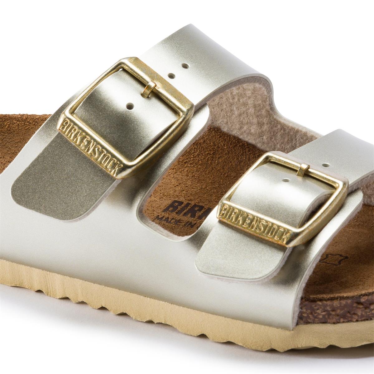 Birkenstock Arizona Kids Birko-Flor Schmal electric metallic gold, Bild 6 von 7
