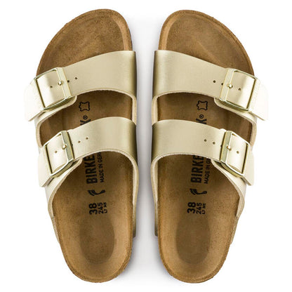 Birkenstock Arizona Birko-Flor scmal gold Damen