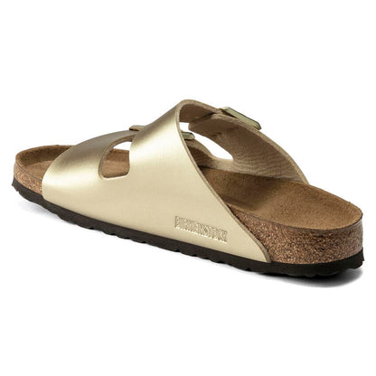 Birkenstock Arizona Birko-Flor scmal gold Damen