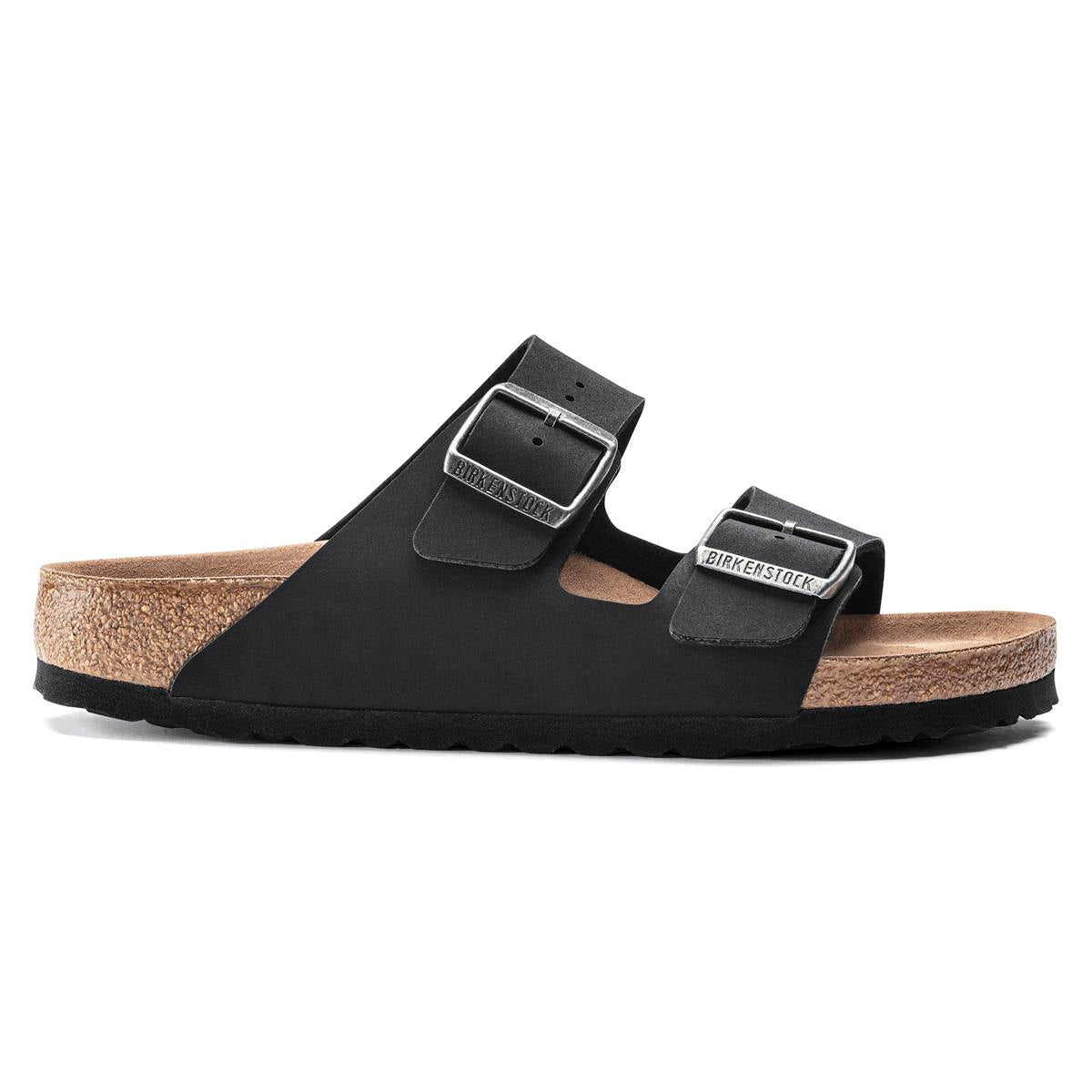 Birkenstock Arizona Vegan Birko-Flor Nubuk Damen Schmal black