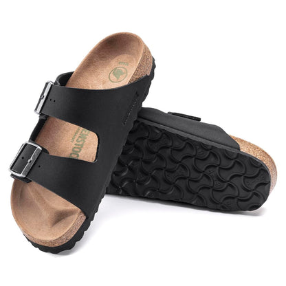 Birkenstock Arizona Vegan Birko-Flor Nubuk Damen Schmal black