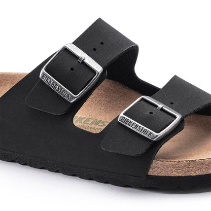 Birkenstock Arizona Vegan Birko-Flor Nubuk Damen Schmal black