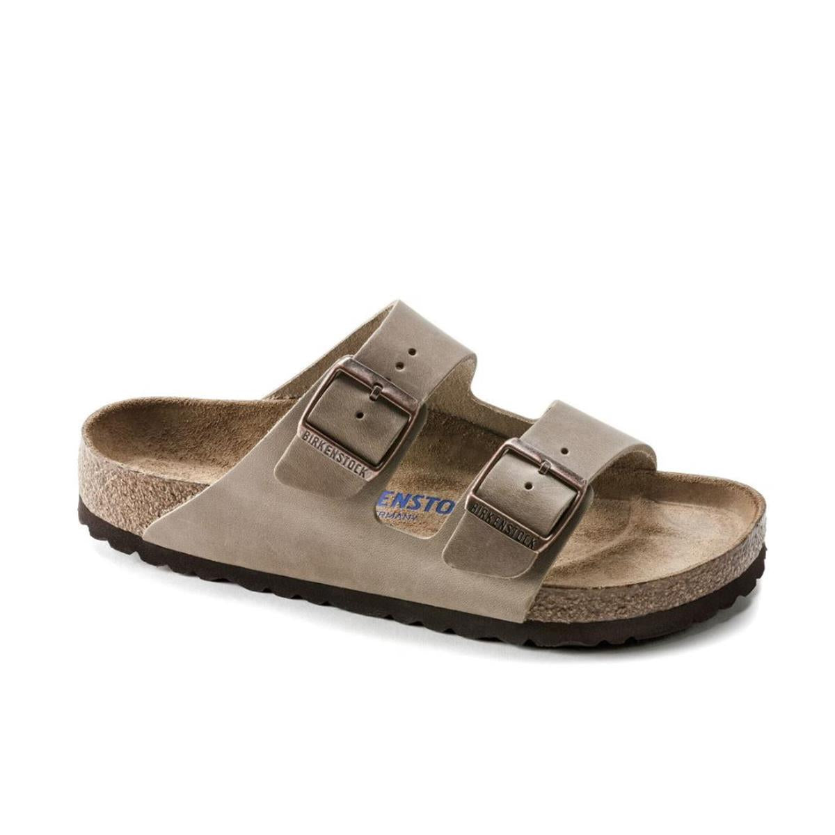 Birkenstock Arizona Weichbettung Naturleder geölt schmal tabacco brown Unisex