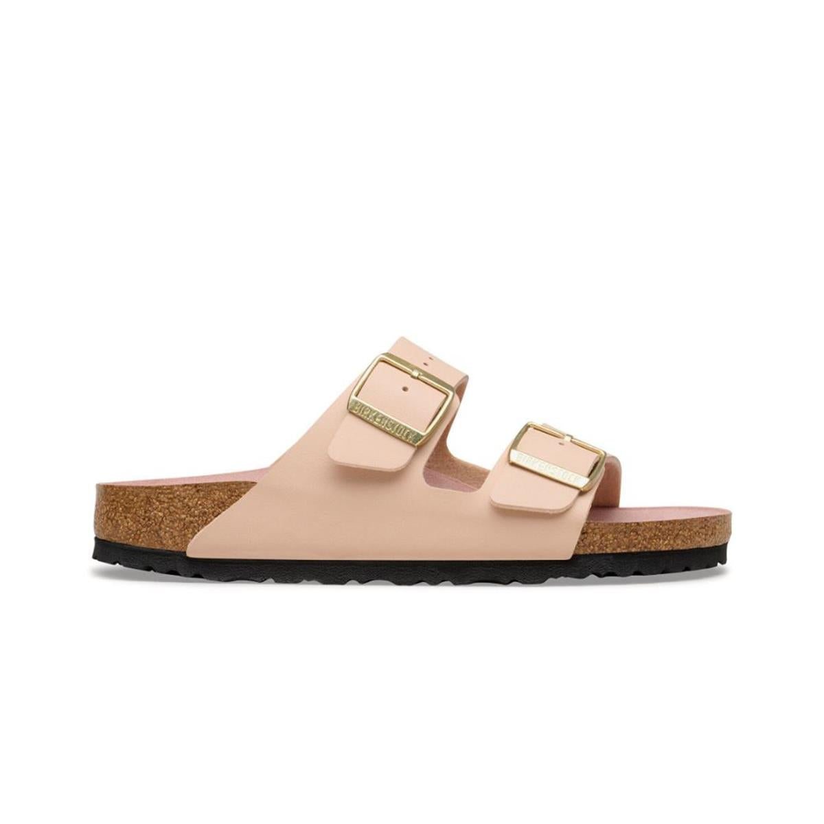 Birkenstock Arizona Birko-Flor schmal triples new beige pink clay Damen