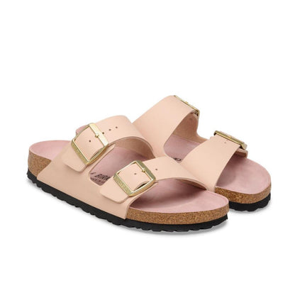 Birkenstock Arizona Birko-Flor schmal triples new beige pink clay Damen