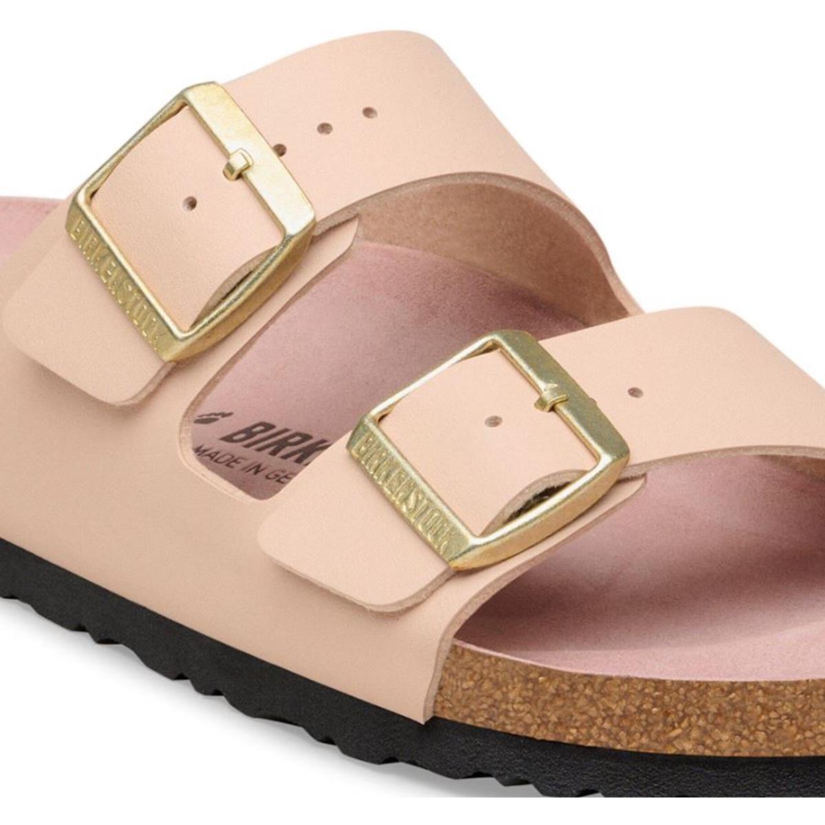 Birkenstock Arizona Birko-Flor schmal triples new beige pink clay Damen