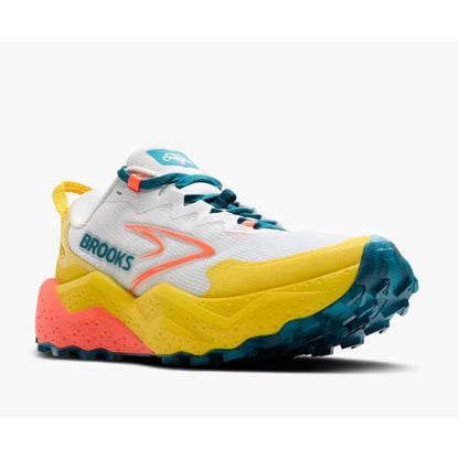 Brooks Caldera 8 Damen Laufschuhe Bit of Blue Quince Flame