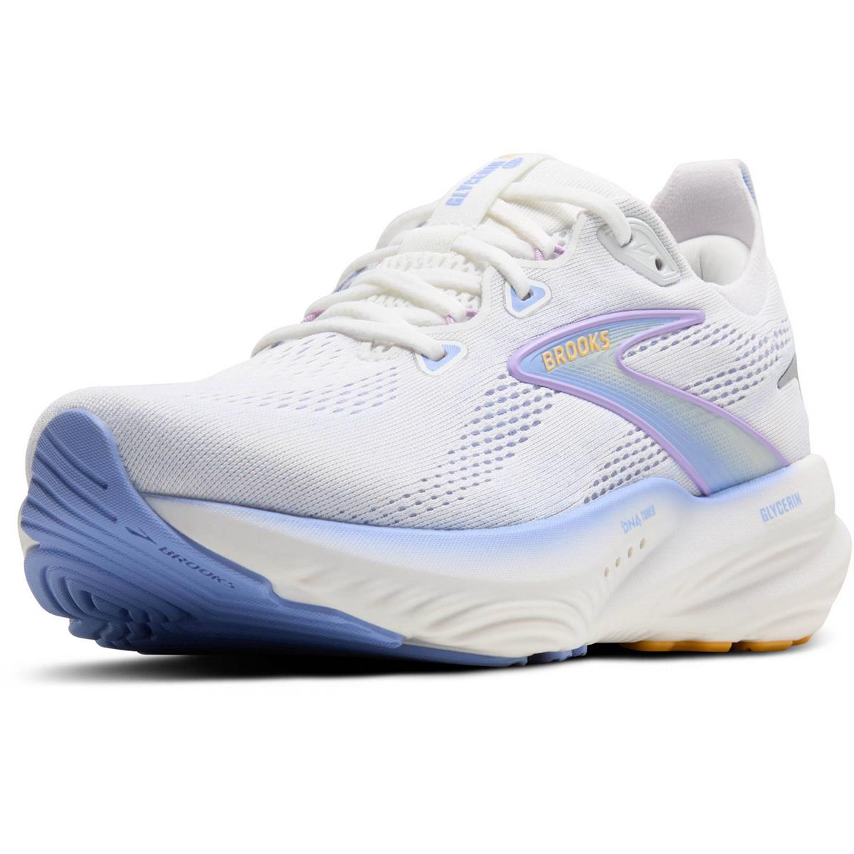 Brooks Glycerin 22 Women white blue heron apricot