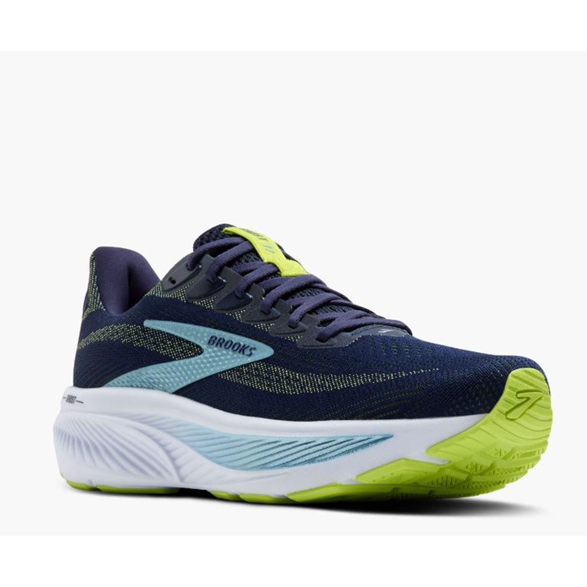 Brooks Ghost 17 Men peacoat lime blue, image 2 of 8