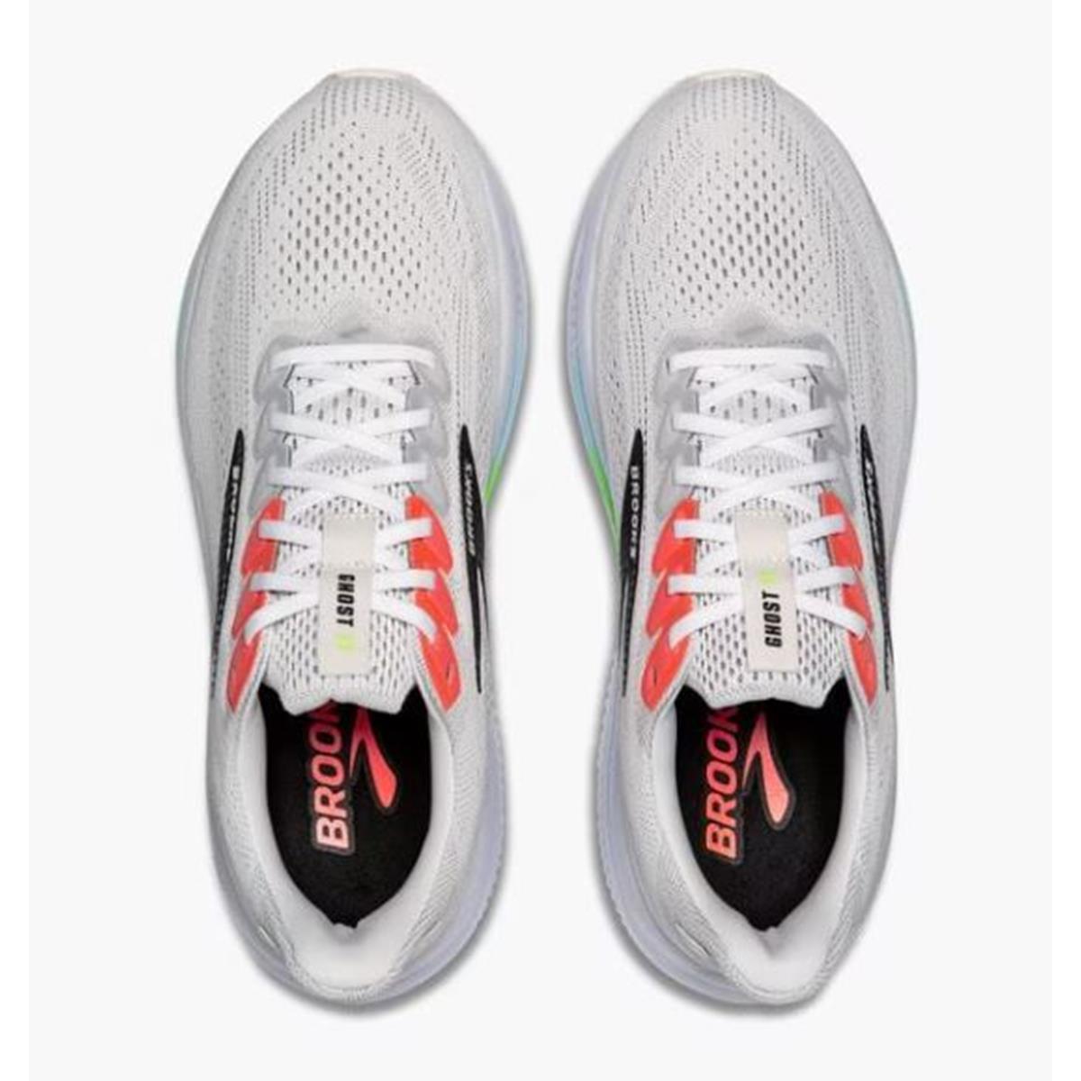 Brooks Ghost 17 Men white pink clay gecko