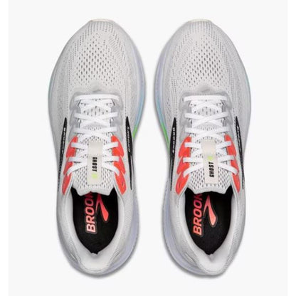 Brooks Ghost 17 Men white pink clay gecko