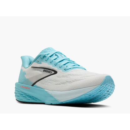 Brooks Launch 11 Women white atomizer pink clay