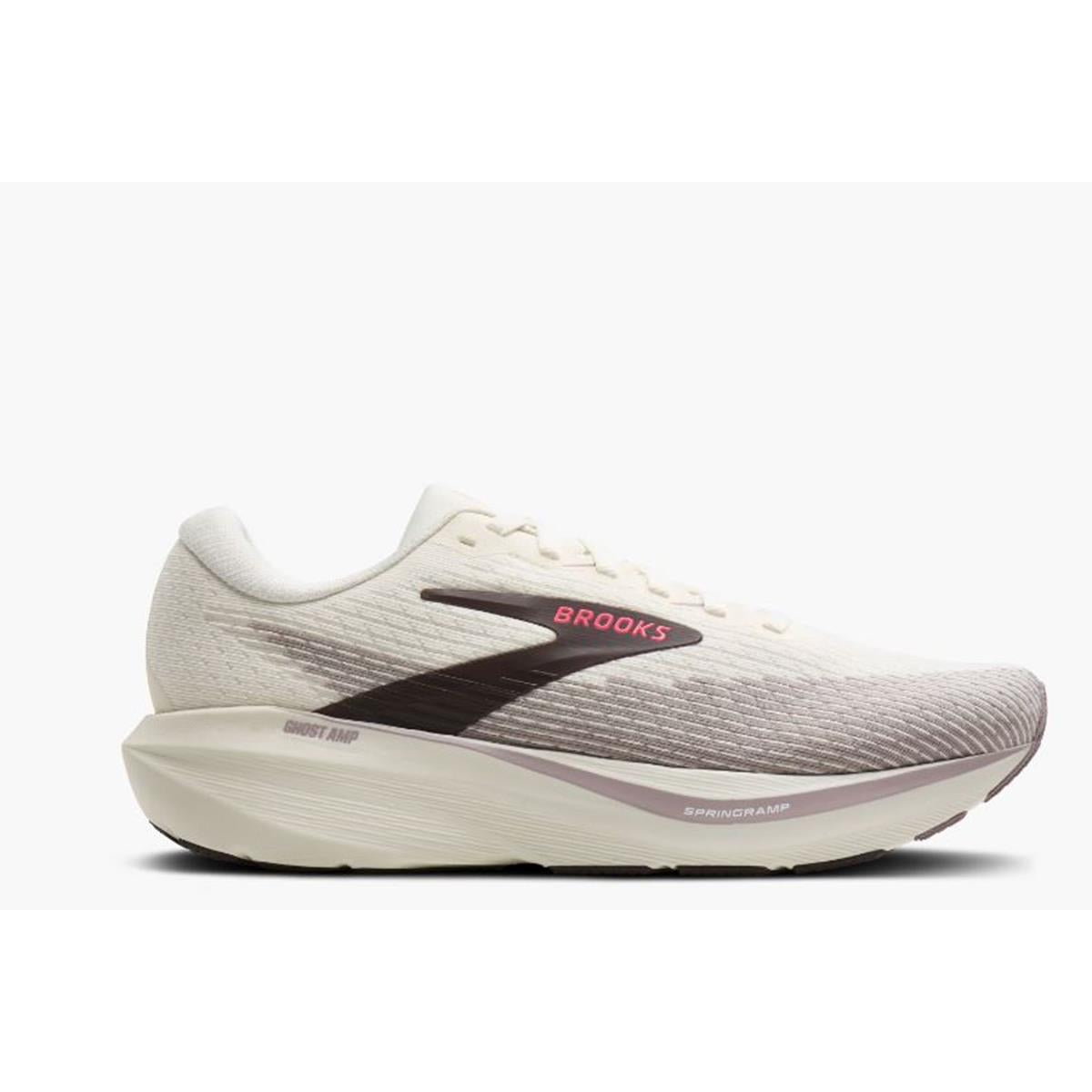 Brooks Ghost Amp Women arctic wolf dove pink
