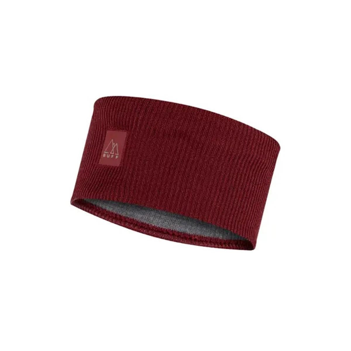 Buff CrossKnit Stirnband Solid Mahogany