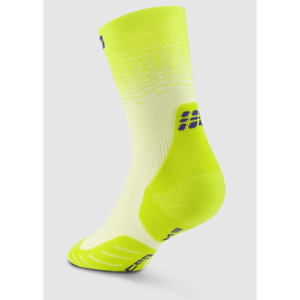 CEP Core Run Edt. Fade Compression Socks Mid Cut women lime / blue, Bild 2 von 3