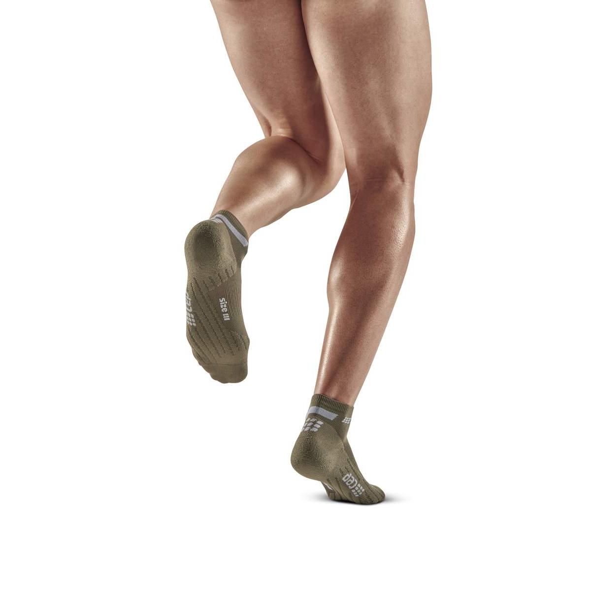 Bild 1 CEP the run compression low cut socks men olive