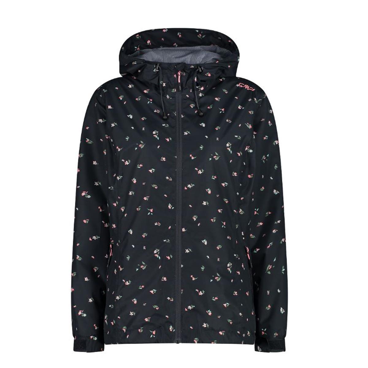 CMP Sport Woman Jacket Fix Hood anthracite orchidea