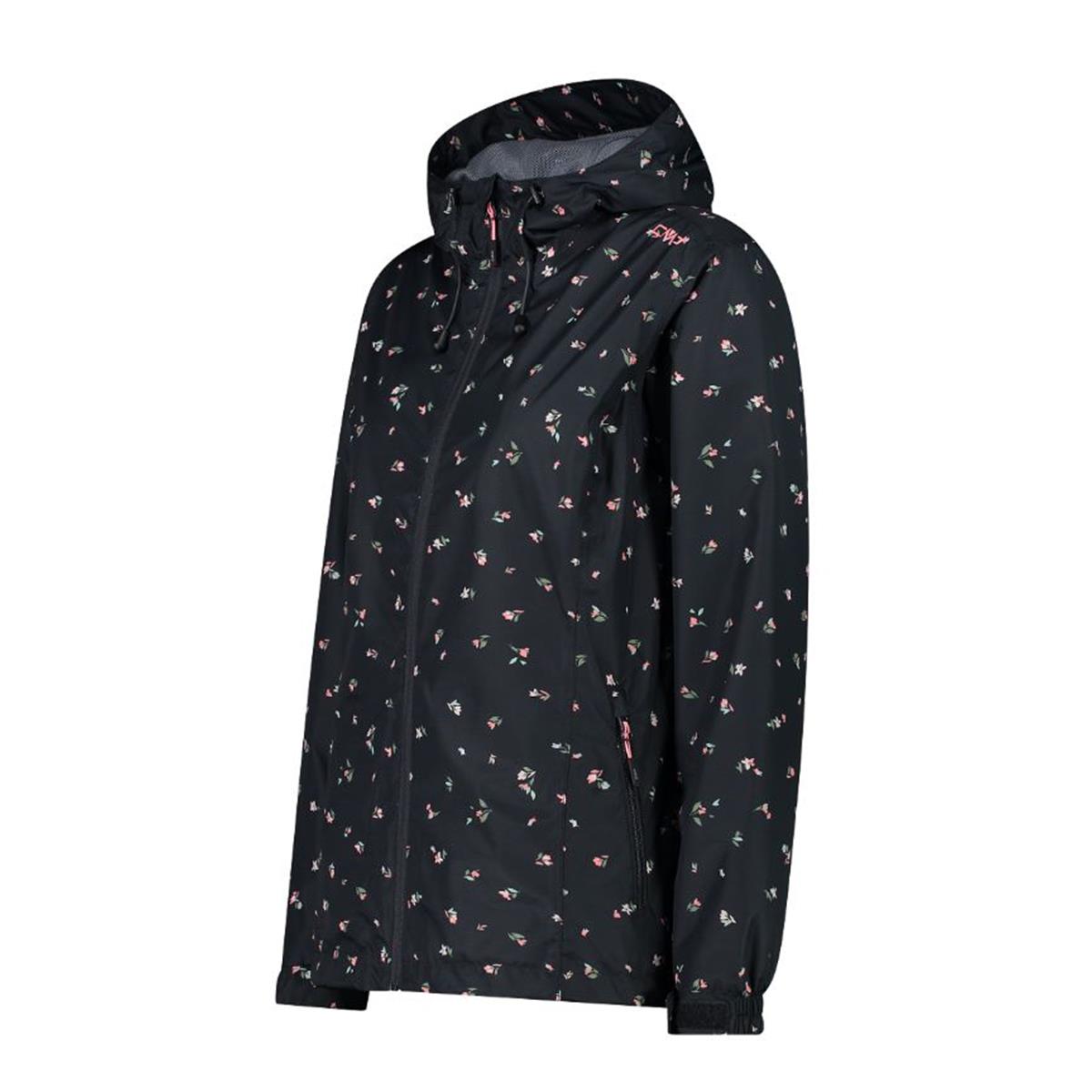 CMP Sport Woman Jacket Fix Hood anthracite orchidea