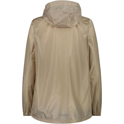 CMP Woman Jacket Rain Fix Hood sabbia