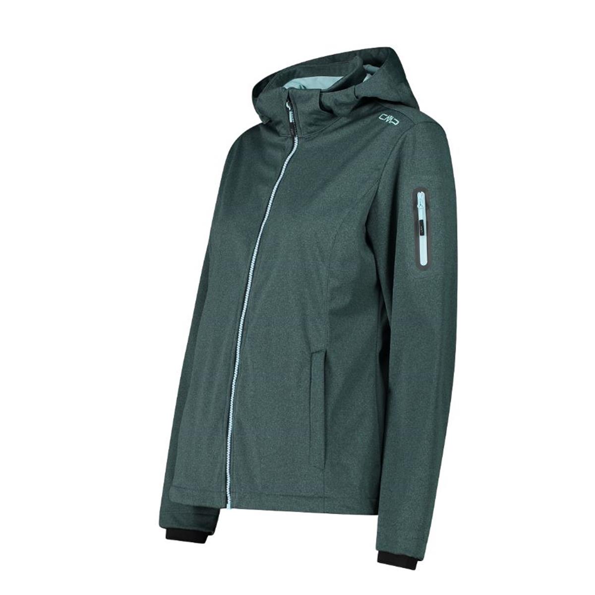 CMP Sport Woman Jacket Zip Hood darker agave mel, image 3 of 5