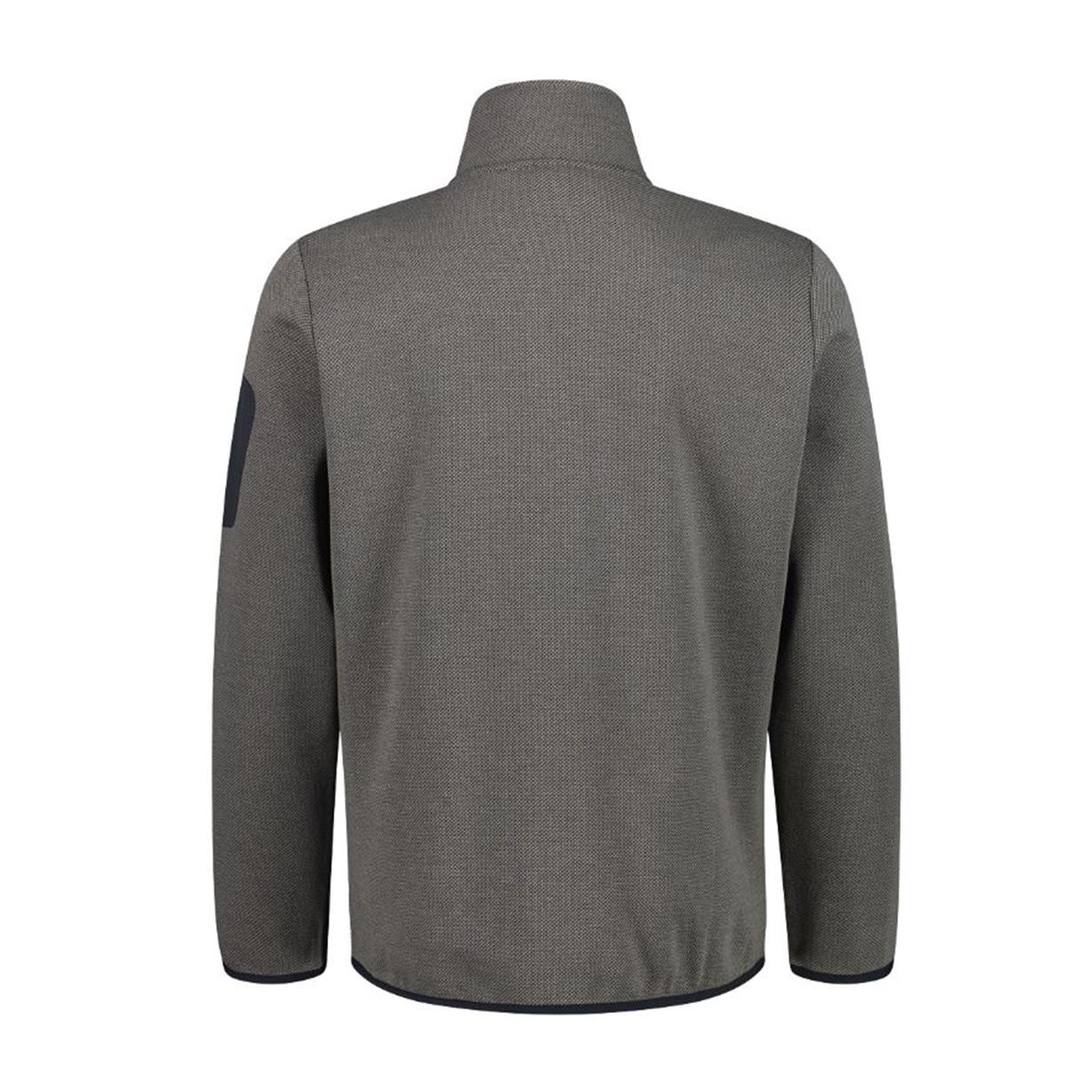 CMP Sport Man Knit-Tech-Fleece Jacket sage anthracite, image 2 of 8