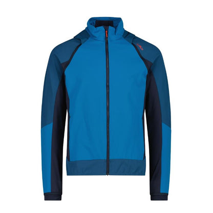 CMP Man Hybrid Jacket with detachable sleeves pacific