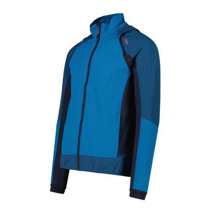 CMP Man Hybrid Jacket with detachable sleeves pacific