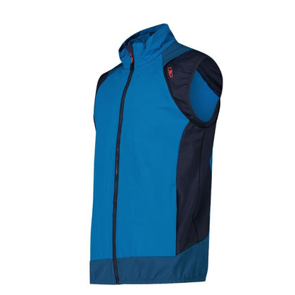 CMP Man Hybrid Jacket with detachable sleeves pacific