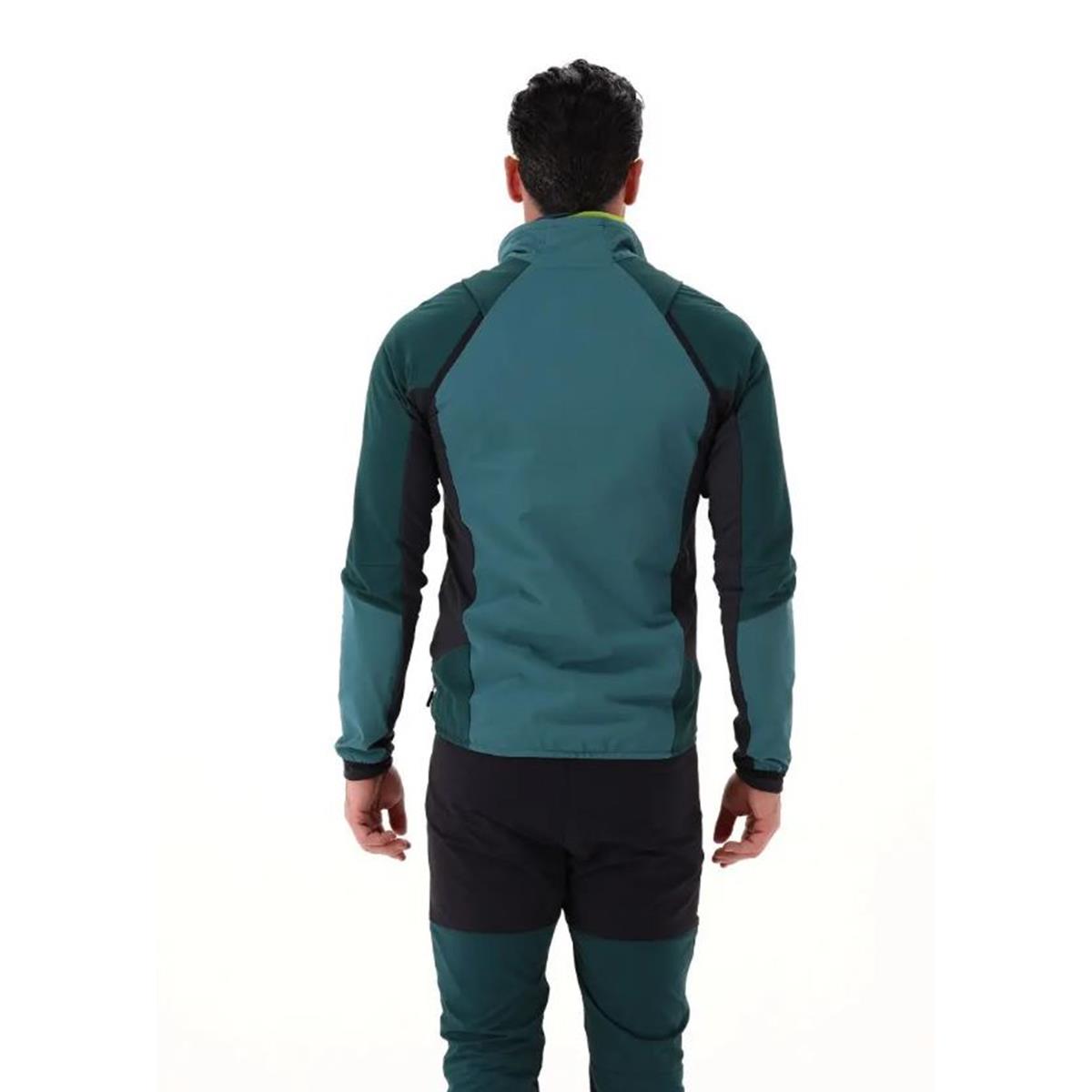 CMP Man Hybrid Jacket with detachable sleeves pacific