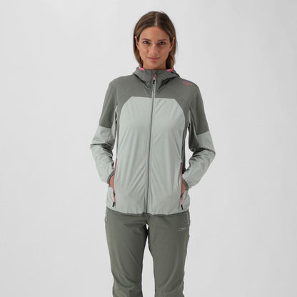 CMP Woman Jacket Fix Hood pistacchio Damen Softshelljacke