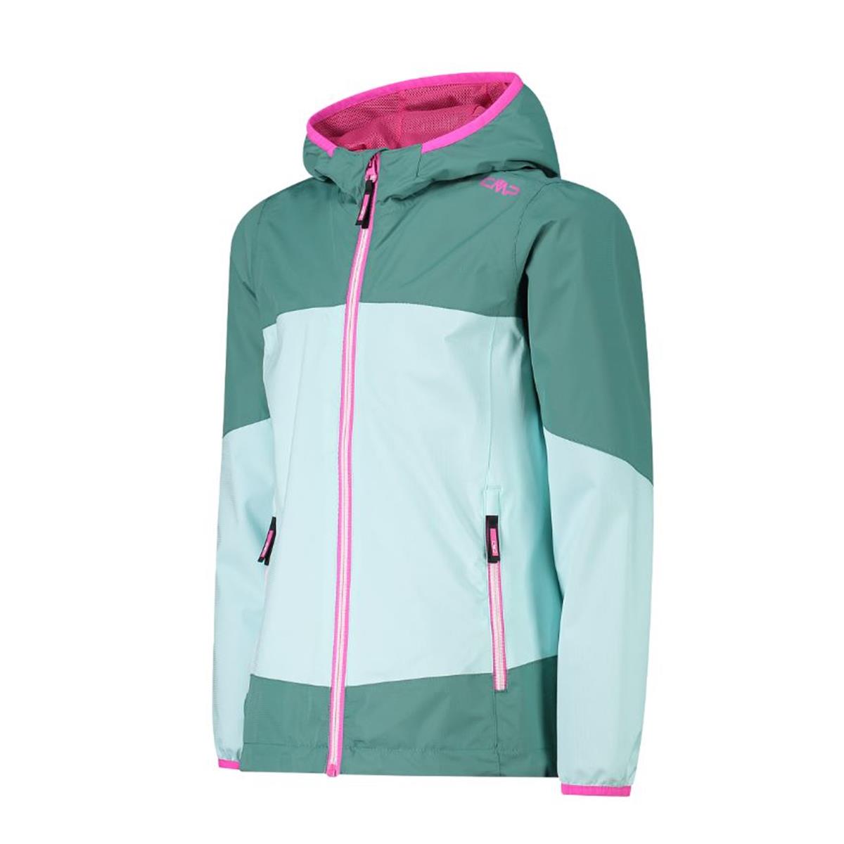 CMP Sport Girl Shell Jacket Fix Hood agave, Bild 3 von 7