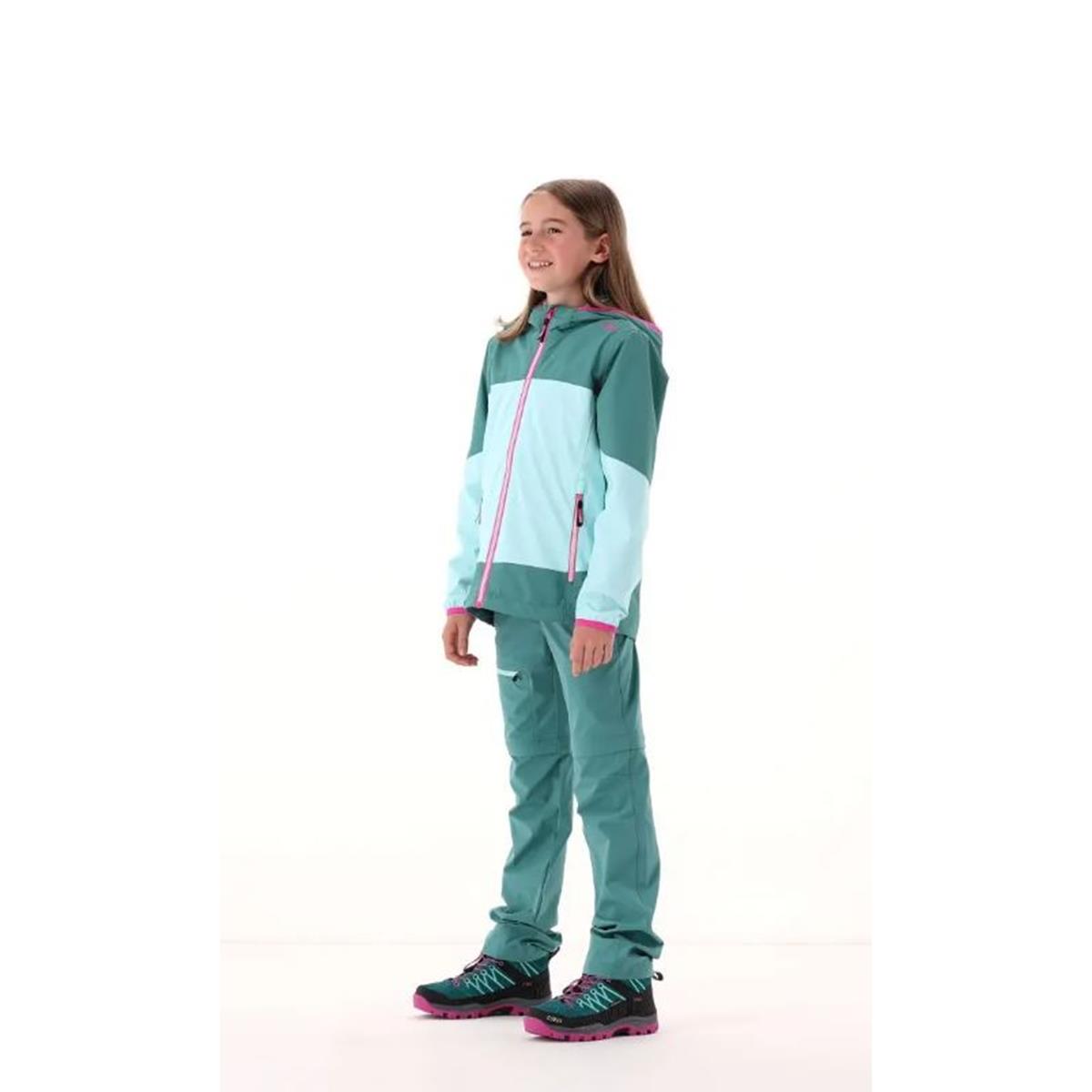 CMP Sport Girl Shell Jacket Fix Hood agave, Bild 5 von 7