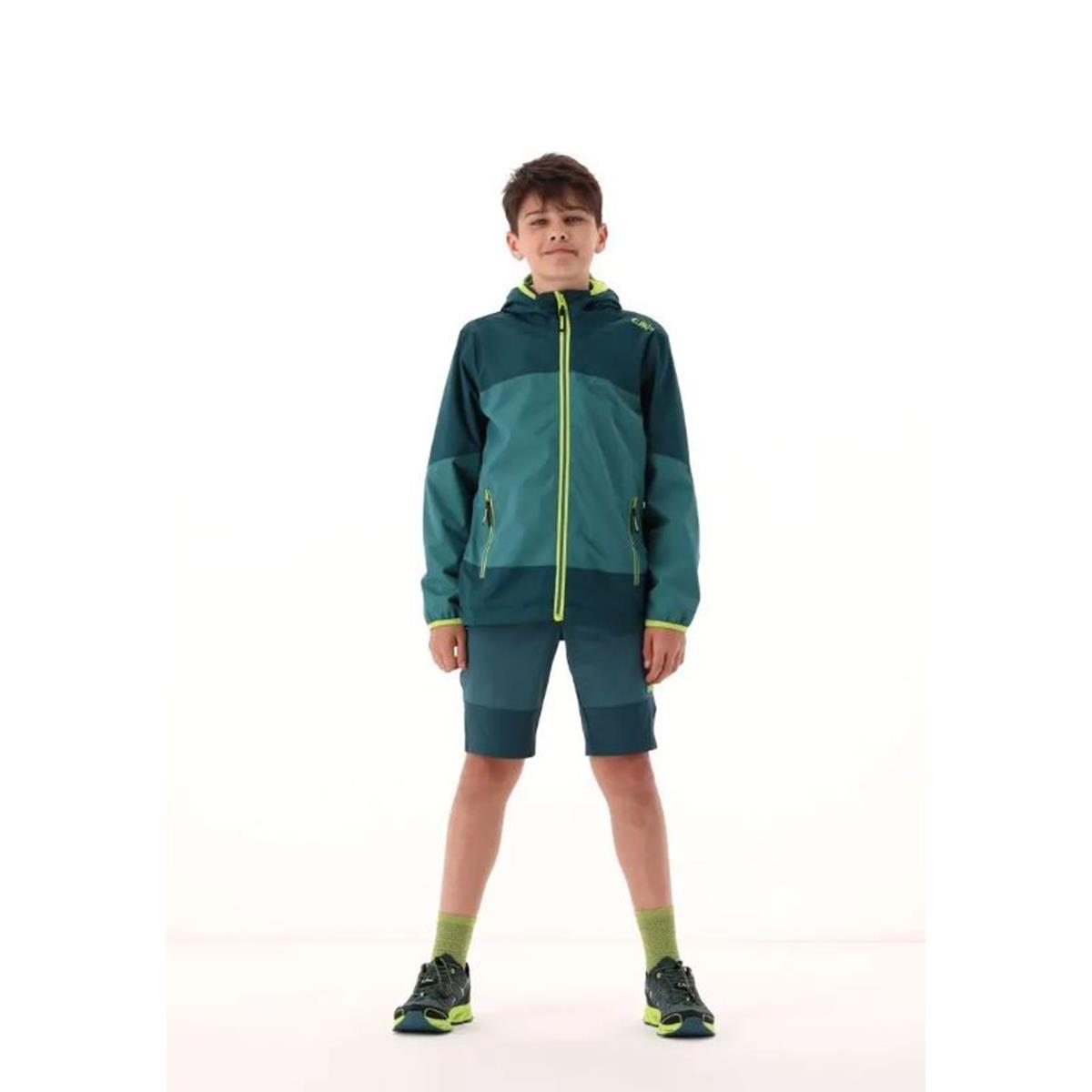 CMP Sport Boy Shell Jacket Fix Hood alpine